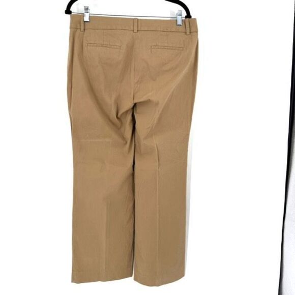 J. Crew women’s City Fit Broken-In Chino Bootcut Pants Size 10 Short Tan - Picture 7 of 11